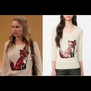 Sequined Fox sweater as seen on Good Luck Charlie